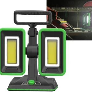 LED Baustrahler mit Akku "BSA-60 duo" 2x30W, 5600lm, 4500K / neutralweiß