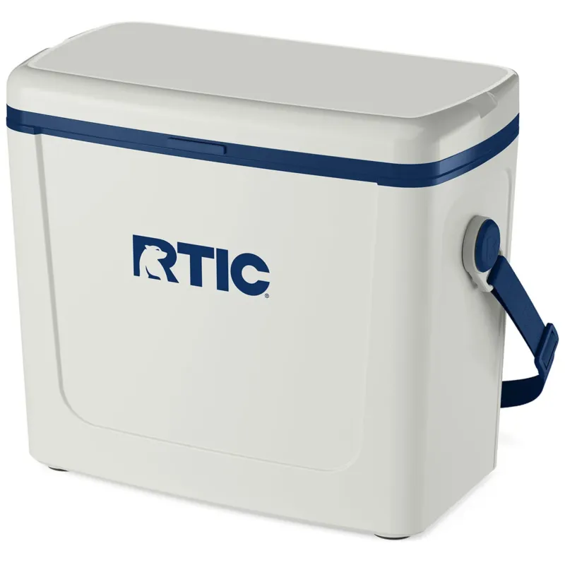 RTIC Cool Grey & Navy 16 QT Road Trip Cooler