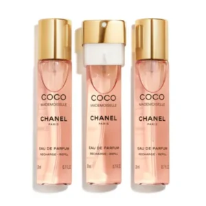 COCO MADEMOISELLE Eau de Parfum Twist and Spray Refills 3x20ml