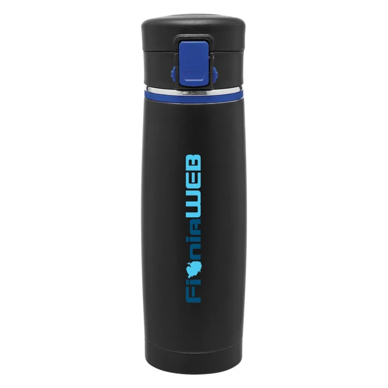 ETS Black/Blue Viper Stainless Steel Tumbler 16 oz