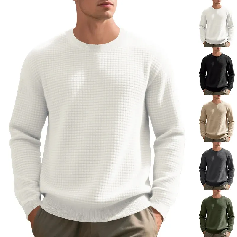 Herren strukturiertes Sweatshirt mit lässigem Schnitt und hohem Tragekomfort – Marzano