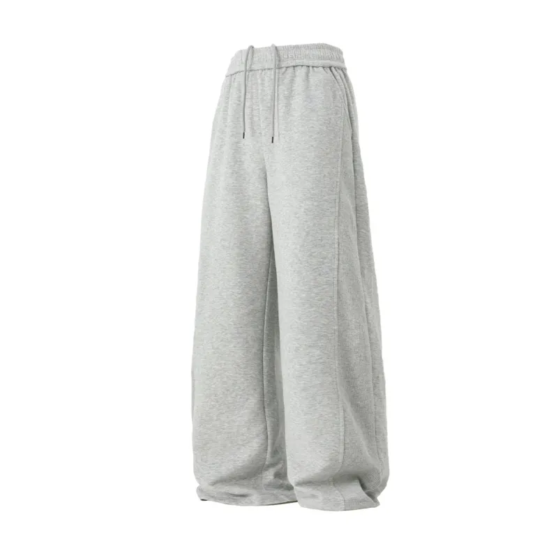 Unisex Extraweite Sweat‑Palazzo‑Hose mit Tunnelzugbund, seitlichen Ripppanelen und French‑Terry‑Innenleben Echo Archiv