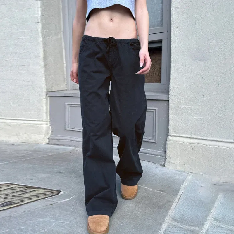 Damen Bequeme Freizeit Hose mit elastischem Bund und praktischen Taschen – Avélisse