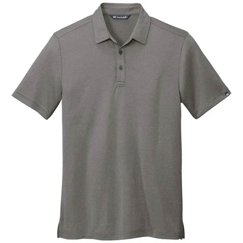 48-Hour TravisMathew Men's Quiet Shade Grey Heather Coto Performance Polo